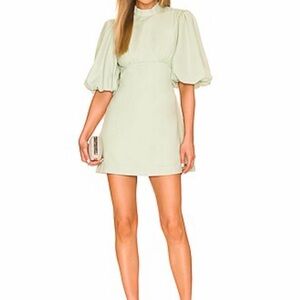MINKPINK Shyla Mini Dress in Pistachio Size Medium